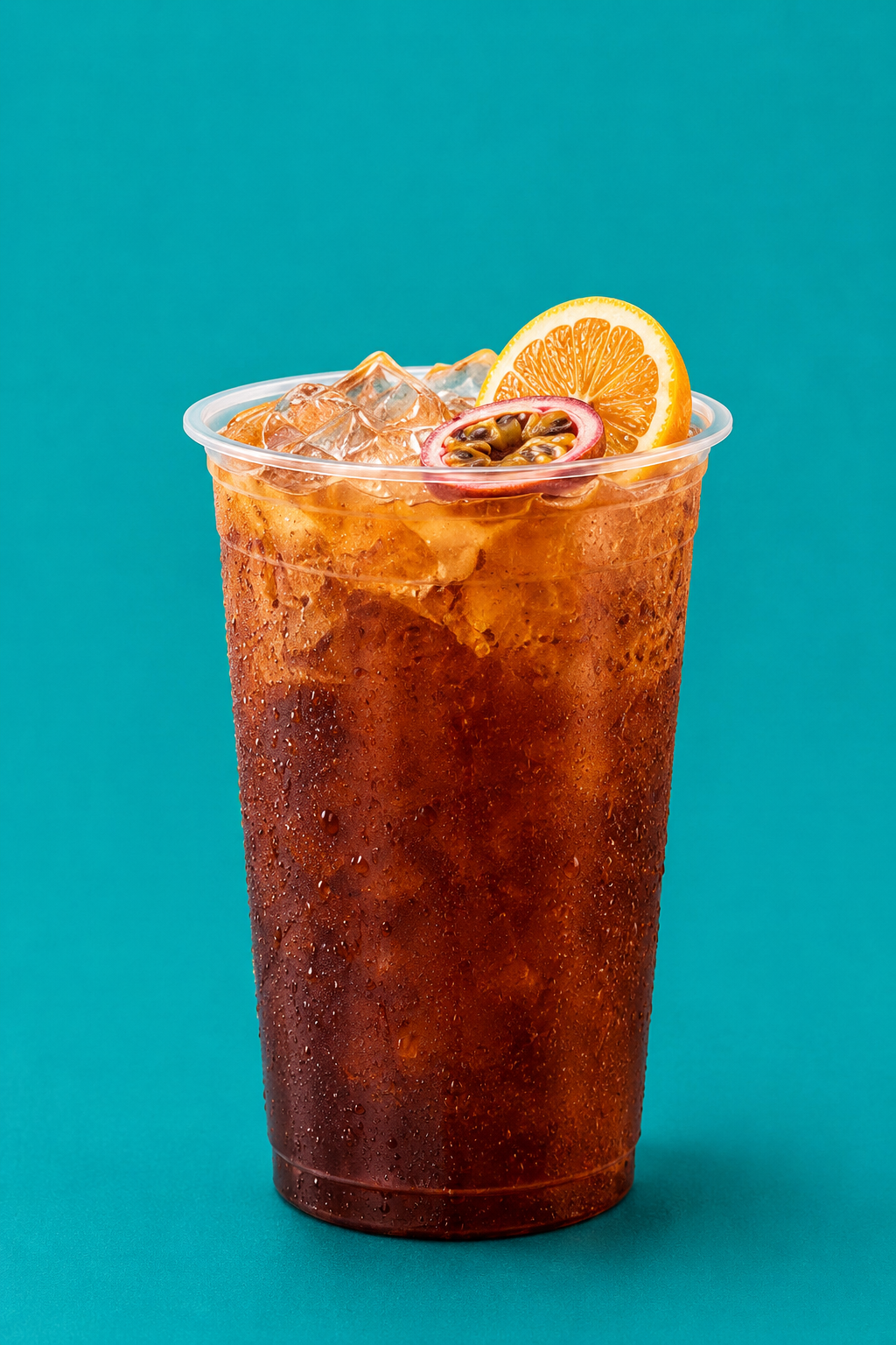 Iced Lemon & Passion Fruit Tea &mdash; Flat Coast Sanur Bali