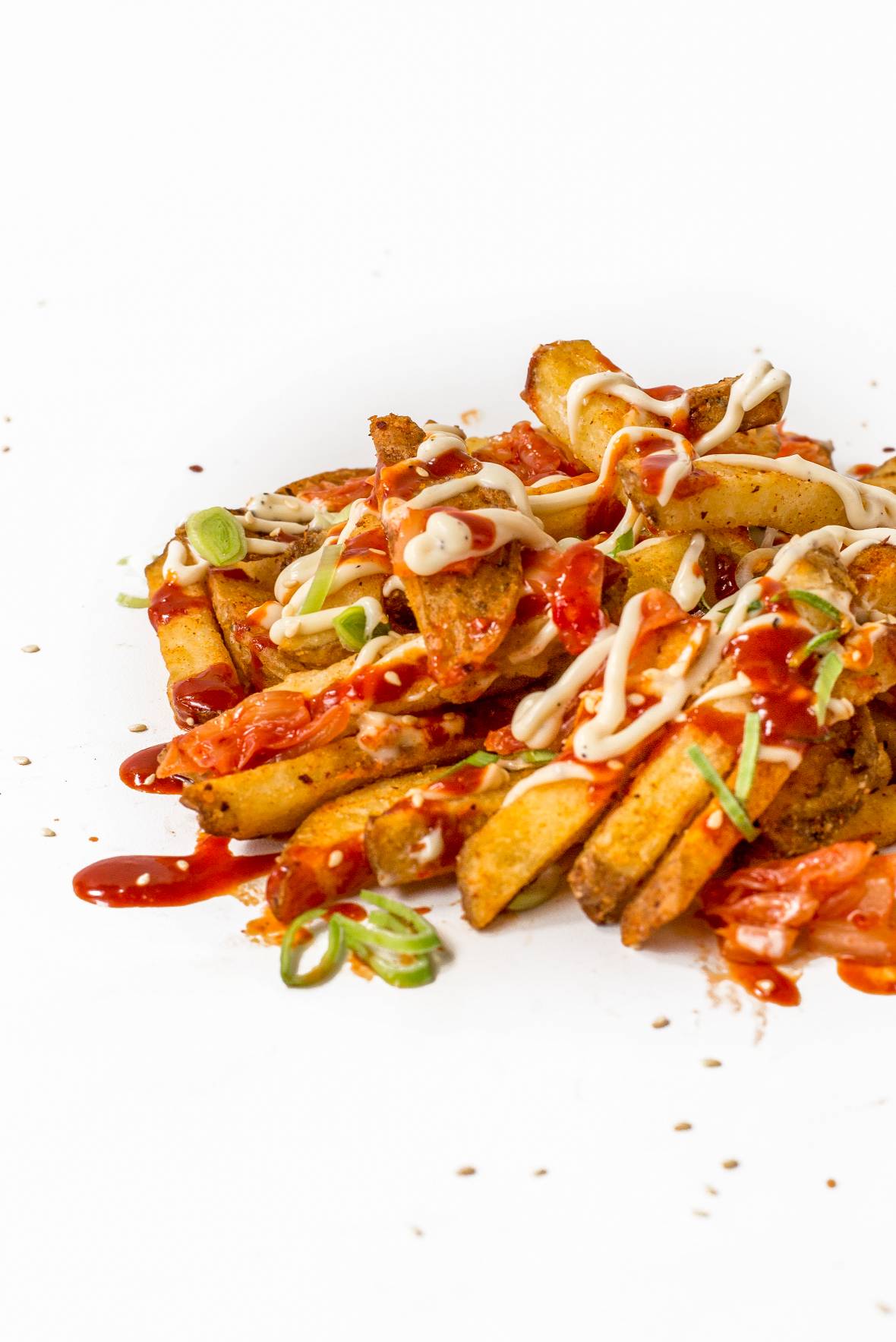 Korean Loaded Fries 🌶️ &mdash; Flat Coast Sanur Bali